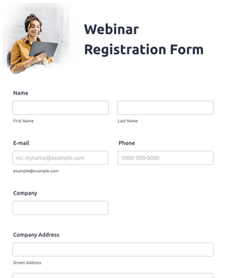 Template webinar-registration-form