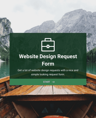 Website Design Request Form