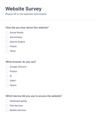 800+ Free Survey Form Templates & Examples | Jotform