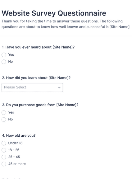 Senior Photography Questionnaire Form Template | Jotform