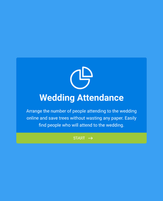 Form Templates: Wedding Attendance