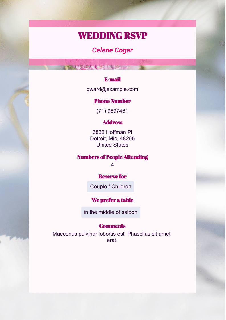 Wedding Ceremony Event Template PDF Templates Jotform
