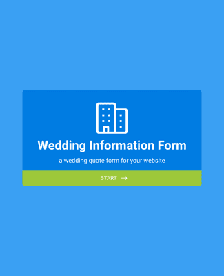 Form Templates: Wedding Information Form