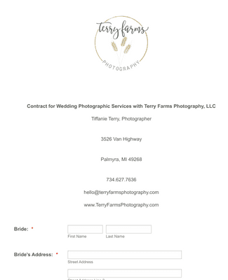 General Wedding Contract Form Template | Jotform General Wedding Contract Form Template | Jotform