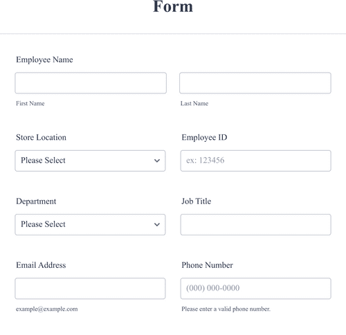 Weekly Timesheet Adjustment Request Form Template | Jotform