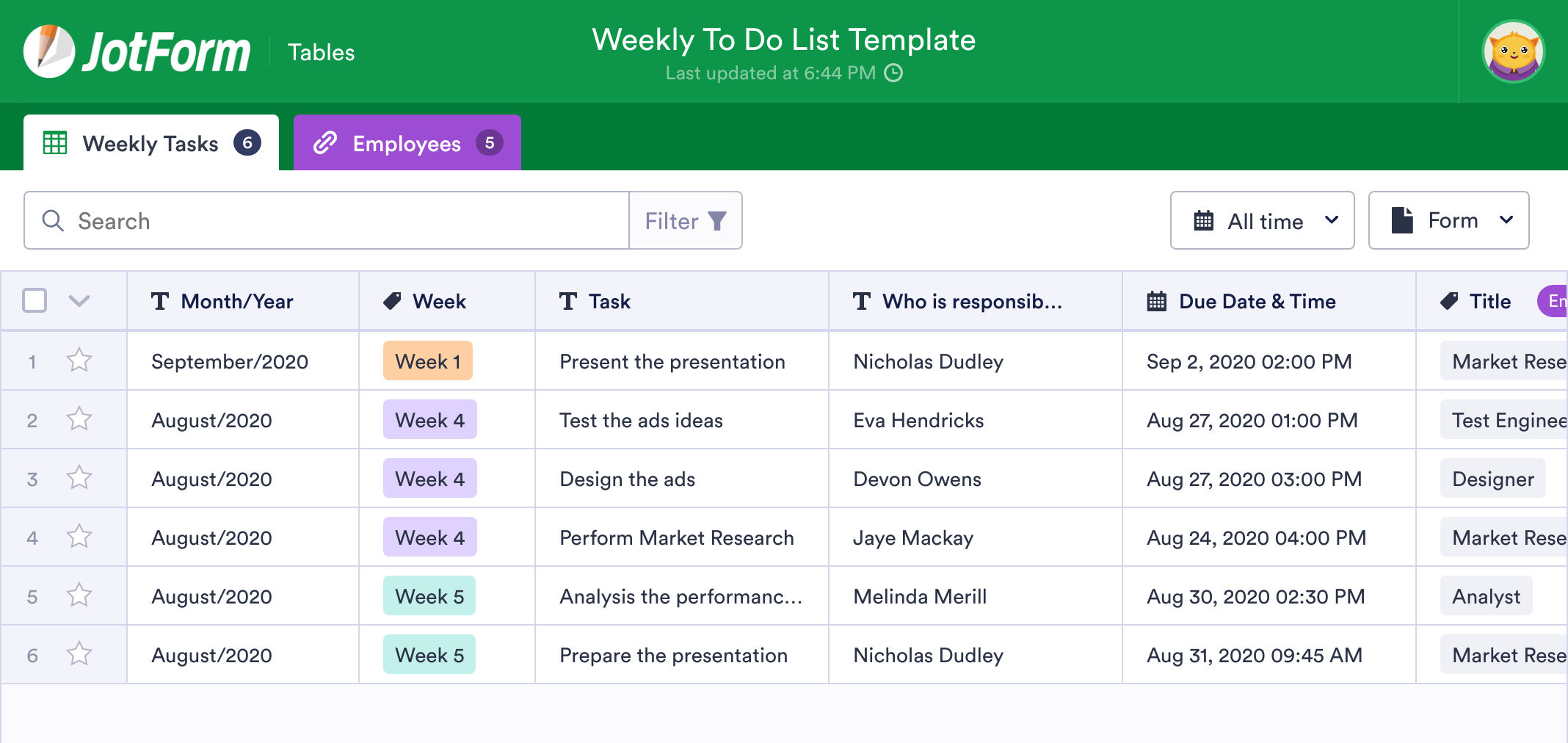 weekly to do list template word free download