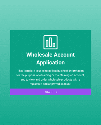 Wholesale Account Application Form