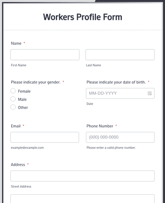 Employee Profile Form.pdf Employee Profile Form , Top 10 Employee Profile Samples With Examples ...