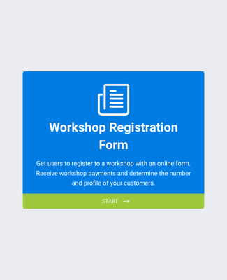 Form Templates: Workshop Registration Form