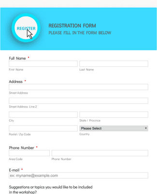 Professional Development Training Registration Form Template | Jotform