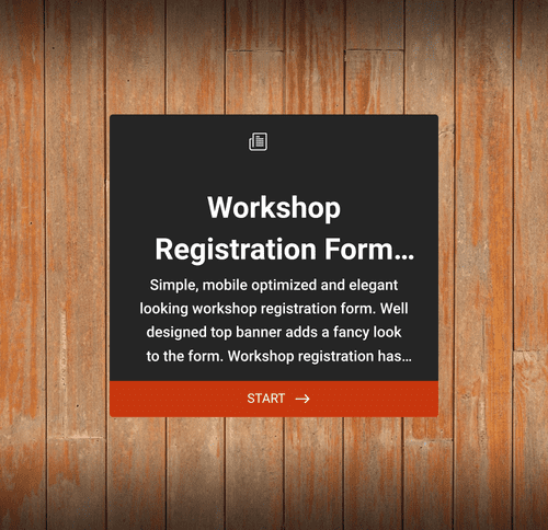 Form Templates: Responsive Workshop Registration Form