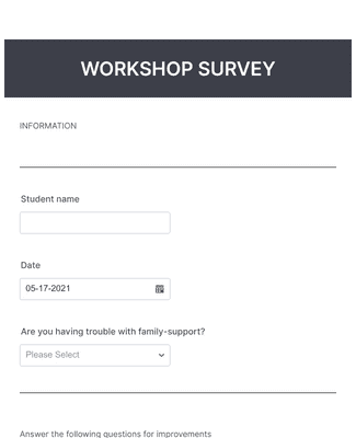 Workshop de Surveys