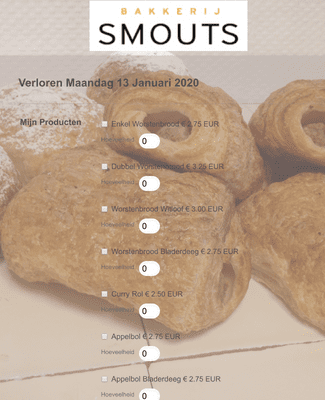 Form Templates: Worstenbrood & Appelbollen