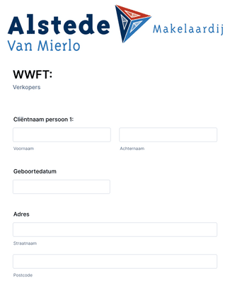 Form Templates: WWFT Verkoper