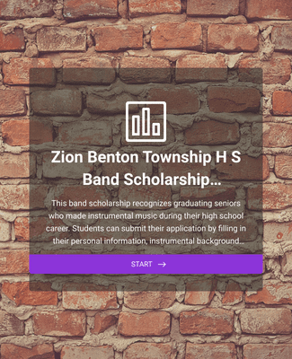 Form Templates: Band Scholarship Application Form